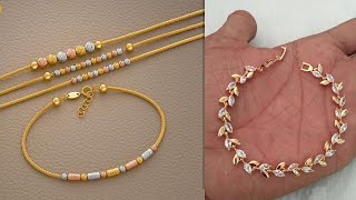 Latest Gold Bracelet Designs Below 5 Grams [upl. by Johst35]