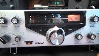 Vintage Ten Tec Triton IV CW SSB Transceiver Ham Radio QRP demo [upl. by Marchall]