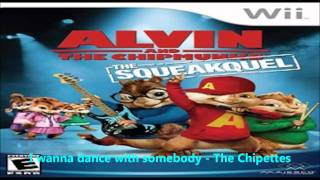 I wanna dance with somebody  The Chipettes from AATC the squeakquel video game [upl. by Bashuk816]