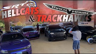 HELLCATS AND TRACKHAWKS CUTTING UP IN TRAFFIC STLOUIS [upl. by Harpp]