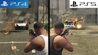 GTA 5  PS5 VS PS4  FRAUDE TOTAL [upl. by Hayley29]