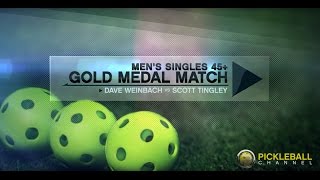 Men’s Singles 45 Gold Match Recap from the Minto US Open Pickleball Championships 2016 [upl. by Sumahs]