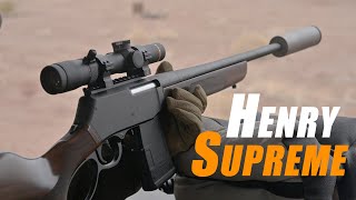 New Henry Supreme  300blk  556mm LeverAction Rifle [upl. by Eerized]