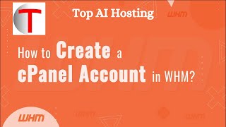 How to create cpanel by whm panel How to ctreate cpanel in whm panel [upl. by Mcferren463]