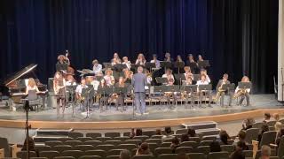 Eckstein Middle School Sr Jazz band playing at the Bellevue High Jazz Festival  May 5 2033 [upl. by Annaitat801]