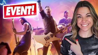 METALLICA x FORTNITE CONCERT LIVE REACTION [upl. by Soalokin779]