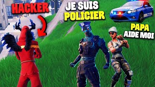 Jai troll un GAMIN en trichant il RAGE puis appelle son PÈRE GENDARME et [upl. by Aggri]