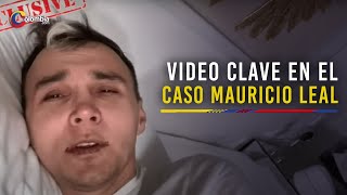 Vídeo de Mauricio Leal minutos antes de morir que sería clave en el caso [upl. by Deni]