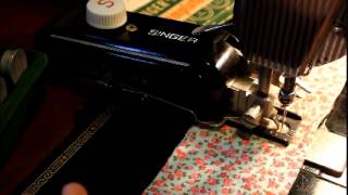 How to Use a Singer Buttonholer Attachment [upl. by Jocelin]