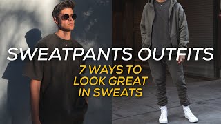 7 Ways to Style Sweatpants amp Joggers [upl. by Aracahs265]