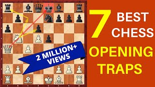 7 Best Chess Opening Traps [upl. by Kasper203]