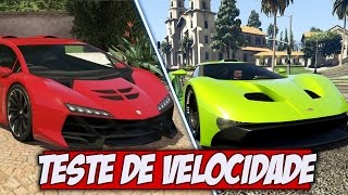 GTA V  FMJ x Zentorno x Entity XF TESTE DE VELOCIDADE [upl. by Arykahs]