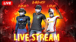 LIVE ON 🔴 BARDACH YT HAKAI TV LOKAS FF 🍷🗿 [upl. by Nnahgiel]