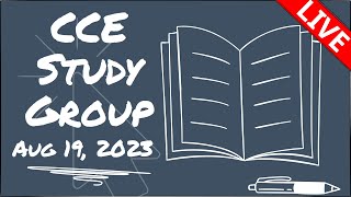 CCE Study Group Livestream  Aug 19 2023  Generally Practicing  RACGP 20232 CCE LS1 [upl. by Eicam120]