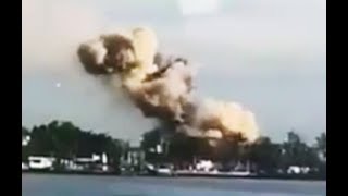 Fire hits Sangley Point Naval Ordnance Depot in Cavite [upl. by Cutter556]