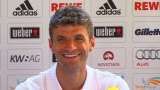 Thomas Müller zu LahmRücktritt quotWohl der richtige Zeitpunktquot [upl. by Connett]