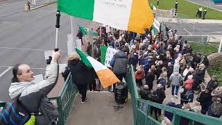 RTE protest Donnybrook Dublin 11th February 2023 [upl. by Assyla939]