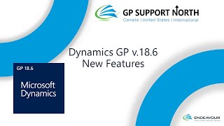 Dynamics GP Great Plains 186 Yearend [upl. by Emmerie843]