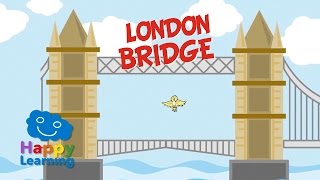 London Bridge is Falling Down  Canción Infantil en Inglés con Letra [upl. by Nylia]