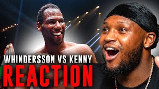 BEST INFLUENCER BOXING PERFORMANCE King Kenny vs Whindersson Nunes LIVE REACTION [upl. by Munmro]