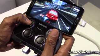 Samsung Smartphone GamePad with Mobile Console Android App Demo on Galaxy Note 3 [upl. by Ettena141]