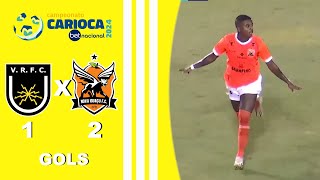 VOLTA REDONDA 1X2 NOVA IGUAÇU  CARIOCÃO 2024  TAÇA GUANABARA  11ª RODADA [upl. by Nirrek483]