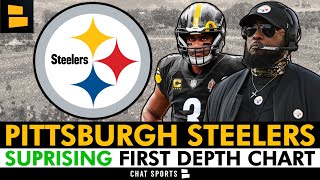 Steelers Release SURPRISING Depth Chart Ahead Of 1st Preseason Game  Russell Wilson Named QB1 [upl. by Arno651]