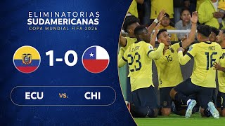 ECUADOR vs CHILE 10  RESUMEN  ELIMINATORIAS SUDAMERICANAS  FECHA 6 [upl. by Eli350]