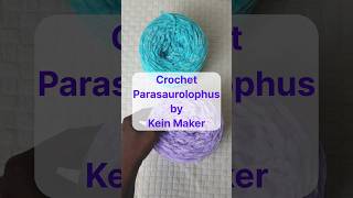 Crochet Parasaurolophus Dinosaur ðŸ¤“amigurumi crochet plushiesforsale plushies beginnercrochet [upl. by Sivet]