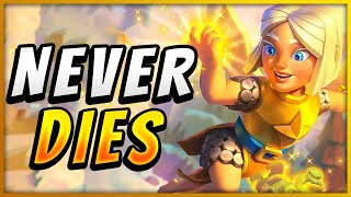 BE TERRIBLE amp TRASH YOUR OPPONENTS BATTLE HEALER GOLEM IS BROKEN — Clash Royale [upl. by Zina]