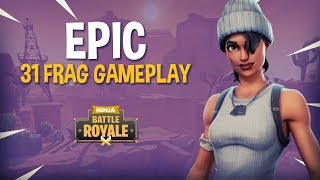 Tilted Towers EPIC 31 Frag Game  Fortnite Battle Royale Gameplay  Ninja [upl. by Acinnad]