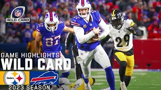 Pittsburgh Steelers vs Buffalo Bills Game Highlights  NFL 2023 Super Wild Card Weekend [upl. by Alban128]