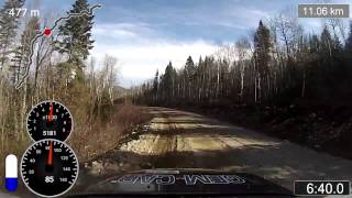 Rallye Charlevoix 2014  SS3  LacAuxSables [upl. by Shauna]