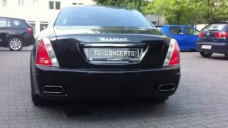 Maserati Quattroporte Sportauspuff Hammer Sound Exhaustsystem TCConcepts [upl. by Iba220]