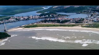 ILHÉUS BAHIA VISTA DE CIMA 70 KM DE LITORAL DE PONTA A PONTA [upl. by Luhe530]