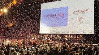 VİDEO  Lumiere Film Festivalinin açılışında Aznavour ve Belmondo damgası [upl. by Yentiw]