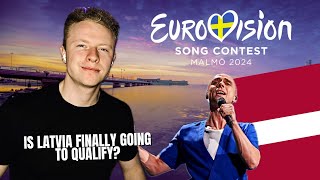 FIRST REACTION TO LATVIA EUROVISION 2024 Dons  Hollow [upl. by Marelya]