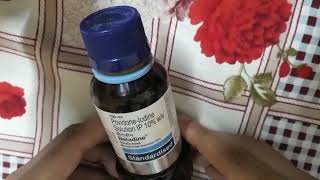 BETADINE Review  use of betadine  Povidone Iodine Solution in hindi [upl. by Araf]