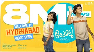 Welcome to Hyderabad Video Song  Premalu  Naslen  Mamitha  Girish AD  Vishnu Vijay Suhail Koya [upl. by Eleazar]