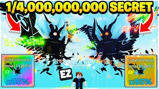 NOOB HAS 14 BILLION GOLDEN amp RAINBOW GLITCH SECRET IN ROBLOX CLICKER SIMULATOR [upl. by Kaenel389]