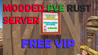 Modded Rust Free VIP Plugins January 2024 rustmodded pve [upl. by Nymassej]