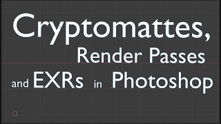 Octane for Blender  Cryptomattes Render Passes and using EXRs in Photoshop [upl. by Neelra27]