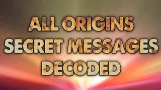 All Origins Ciphers Fully Decoded quotSecret Message Locationsquot amp CoD Zombies quotDeciphered Codesquot [upl. by Gnad23]