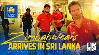 Zimbabwe Cricket Team Lands in Sri Lanka  Zimbabwe Series 2024 [upl. by Daub]