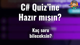 C Quiz  Kaç Soru Bileceksin  Cevaplar Yoruma [upl. by Rigdon]