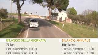 AUTO ELETTRICHE FIAT 500 BENZINA vs ELETTRICA [upl. by Acinahs]