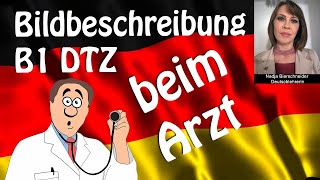 Bildbeschreibung B1 DTZ Beim Arzt [upl. by Eetse699]