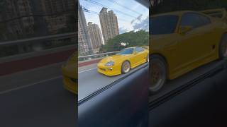 It’s a YELLOW MK4 Toyota SUPRA Philippines [upl. by Delila]