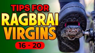 TIPS FOR RAGBRAI VIRGINS 16 to 20 [upl. by Zilada759]