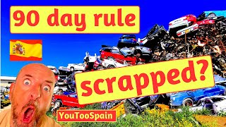 Is Spain going to change the 90 180 day rule for Brit expats [upl. by Glaab]